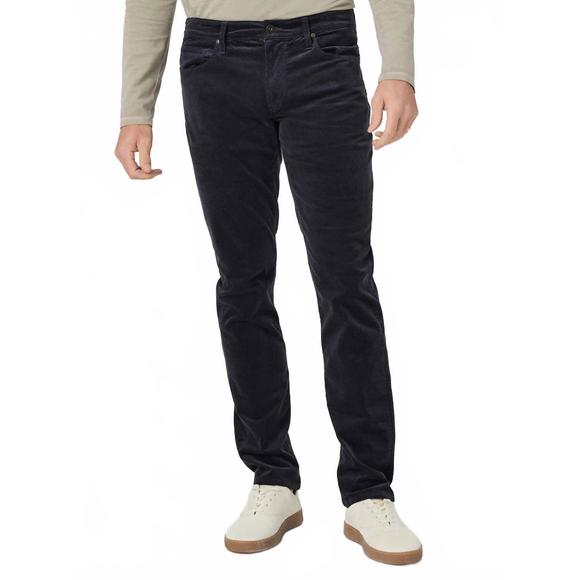 NEW PAIGE lennox corduroy pants in deep anchor